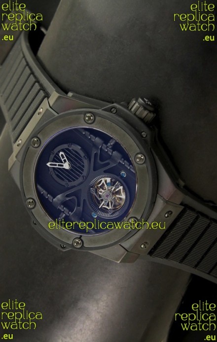 Hublot Big Bang King Power Tourbilon Japanese Watch in PVD