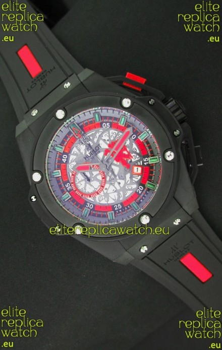Hublot Big Bang King Power Manchester United Japanese Replica PVD Watch