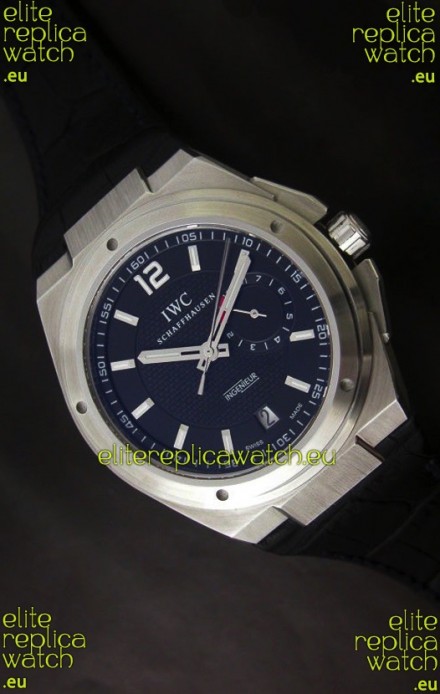 IWC Ingenieur Power Reserve Swiss Watch in Black