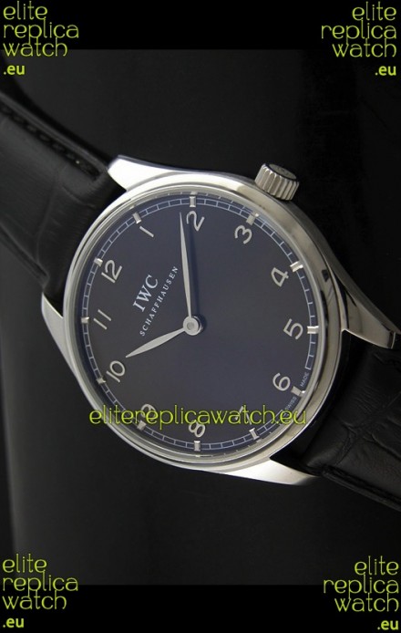IWC Big Pilot Japanese Replica Watch in Black Dial