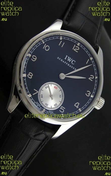 IWC Schaffhausen Japanese Replica Watch in Black Dial