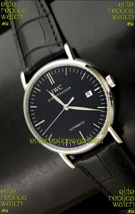 IWC Portofino Swiss Replica Watch in Black