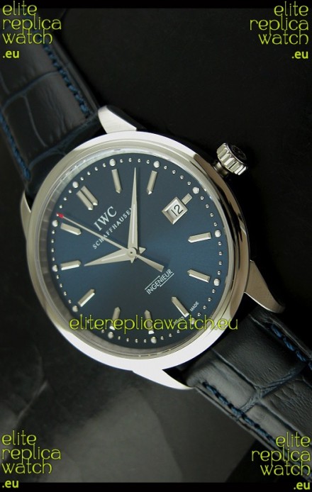 IWC Schaffhausen Ingenuier Vintage Swiss Replica Automatic Watch in Black Strap