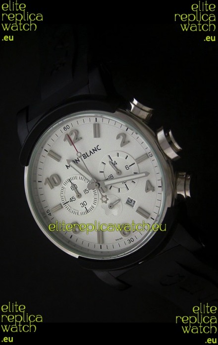 Montblanc Timewalker Watch Chrono in White Dial