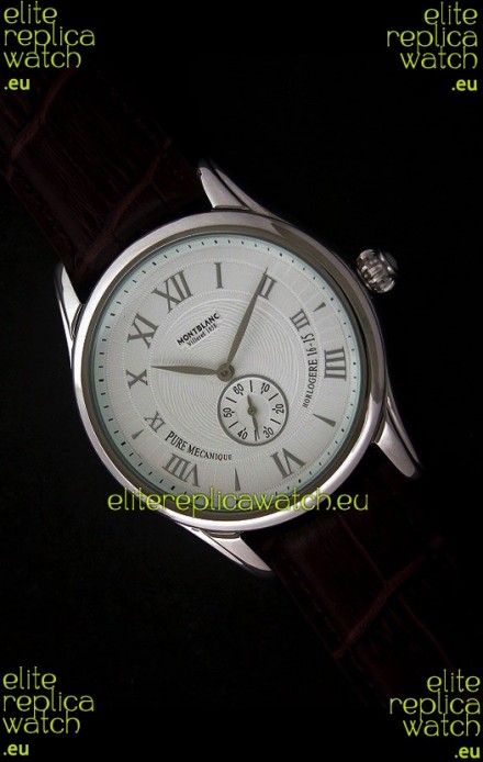 Mont Blanc Star Chrono Watch in White Dial