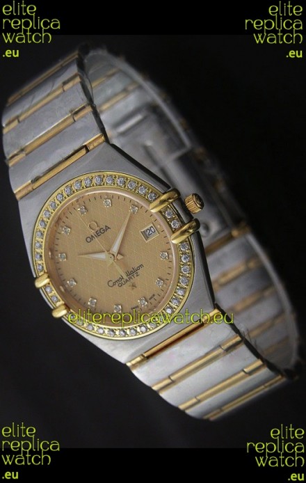 Omega Constellation Quartz in Yellow Gold Dial