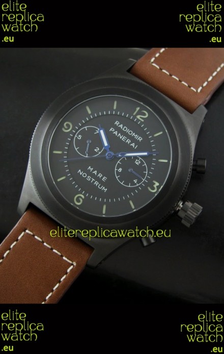 Radiomir Panerai Mare Nostrum Japanese PVD Automatic Watch