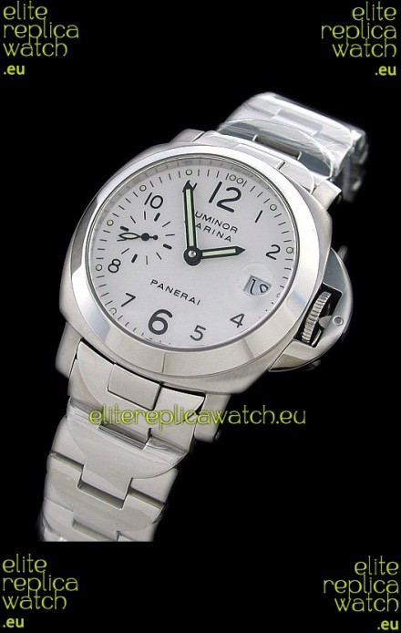 Panerai Luminor Marina 40MM Swiss Watch in Steel Strap