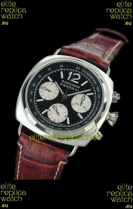 Panerai Radiomir Lemania Swiss Watch in Steel Casing
