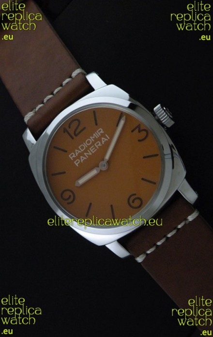 Panerai Radiomir California Vintage Homage Watch in Orange Dial