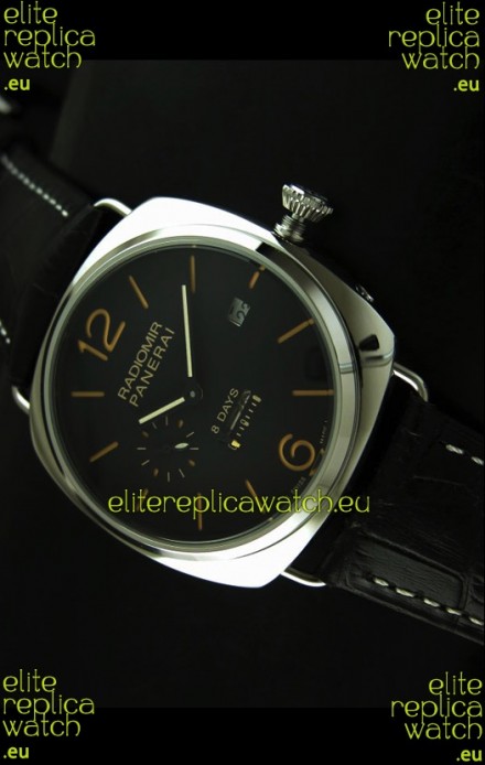 Panerai Radiomir 8 Days Japanese Replica Watch in Black Dial
