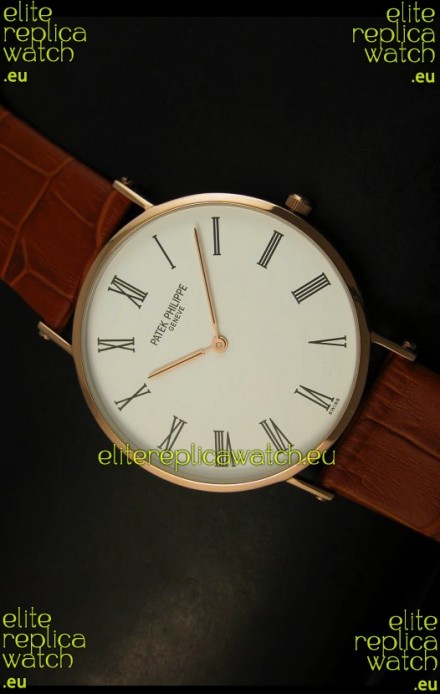 Patek Philippe Calatrava Ulta-Thin Japanese Replica Watch - 4MM Thick