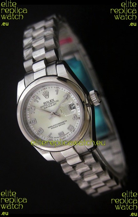 Rolex Datejust Oyster Perpetual Superlative ChronoMeter Swiss Steel Watch 