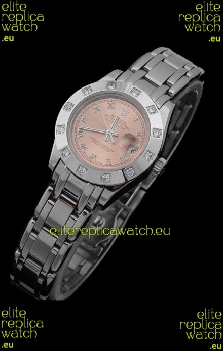 Rolex Datejust Ladies Japanese Replica Ladies Watch in Champagne Dial