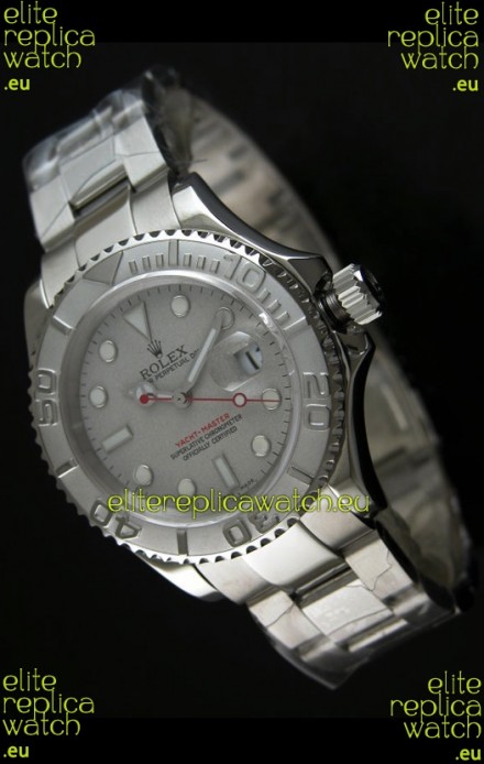 Rolex Replica Yachtmaster Swiss Watch with ORIGINAL ROLEX ROLESIUM DIAL