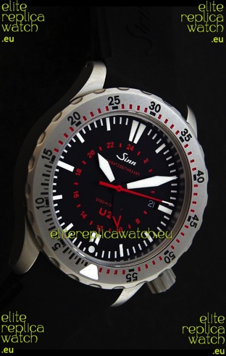 Sinn U2 EZM 5 Diver Swiss Watch in Titanium Casing