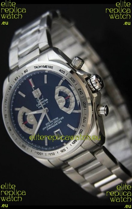 Tag Heuer Grand Carrera Calibre 17 Japanese Ladies Watch in Black Dial