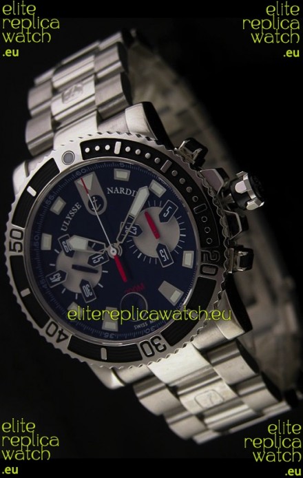 Ulysse Nardin Maxi Marine Swiss Watch in Black Dial