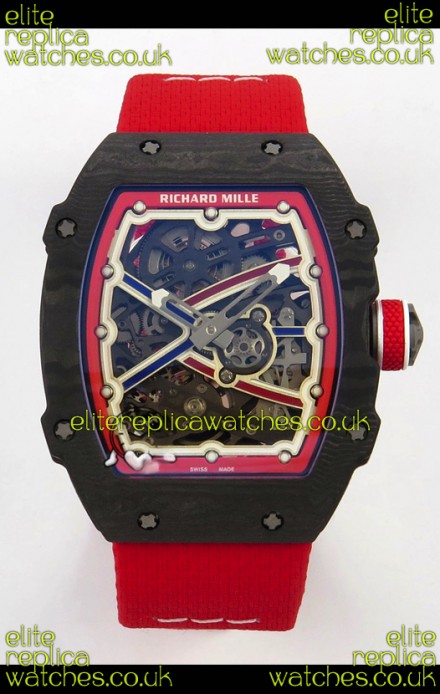 Richard Mille RM67-02 Black NTPT 37 Grams CRMA7 Clone Movement 