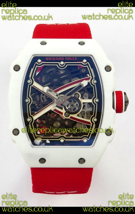 Richard Mille RM67-02 White NTPT 37 Grams CRMA7 Clone Movement 
