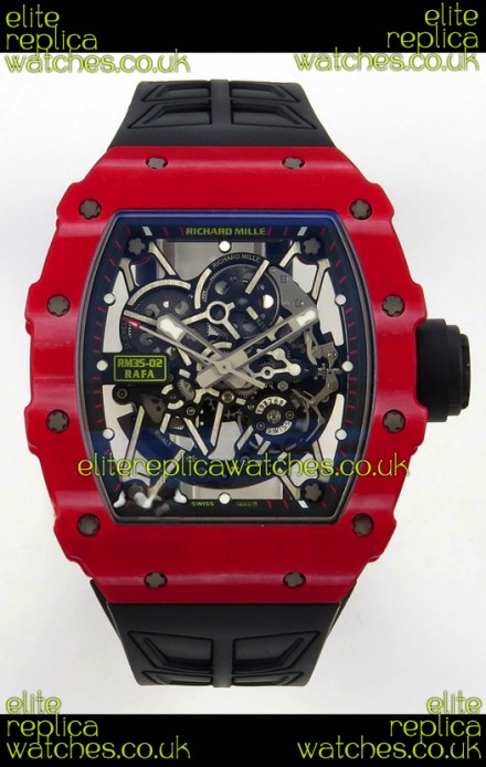 Richard Mille RM035-02 Red NTPT FREE SPRUNG MVMNT Super Clone Watch