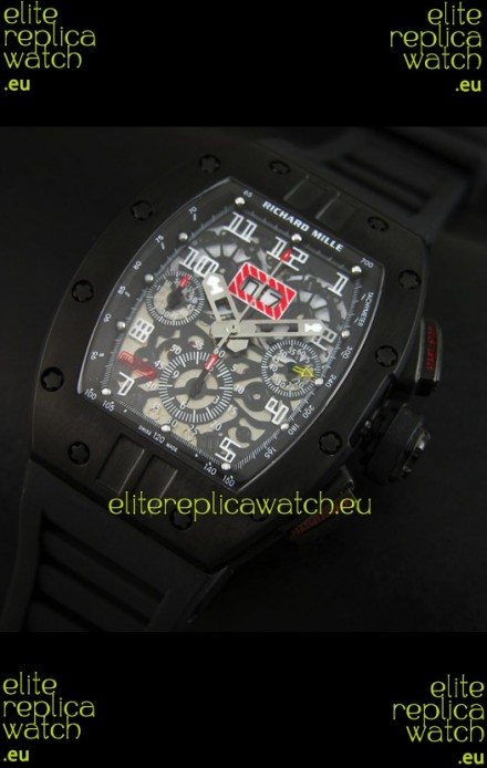 Richard Mille RM011 Filipe Massa Edition PVD Casing Swiss Replica Watch