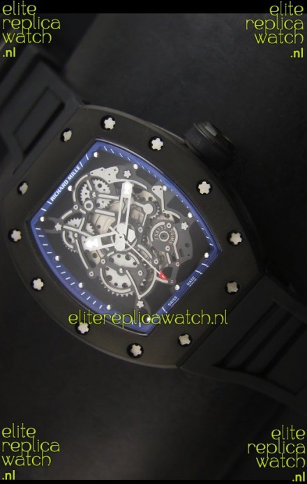 Richard Mille RM055 Bubba Watson Swiss Replica Watch in Blue Indexes