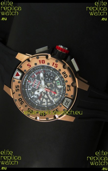 Richard Mille RM032 Swiss Watch in Pink Gold Finish