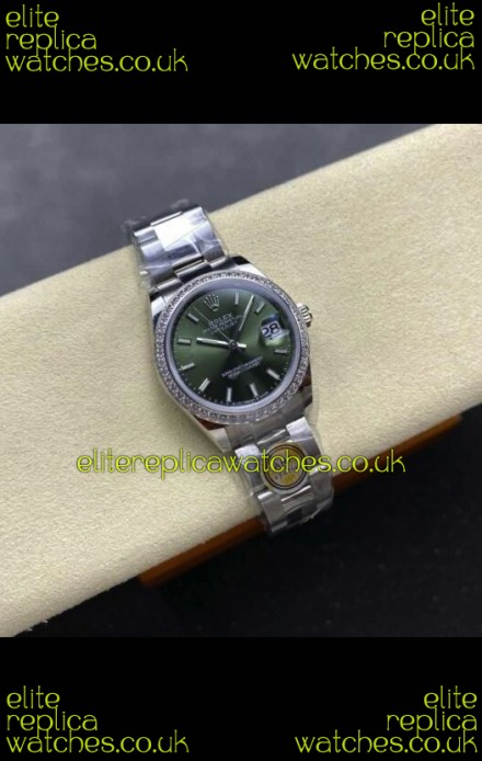 Rolex Super Clone Datejust 31MM Green Dial Oyster Super Clone Watch