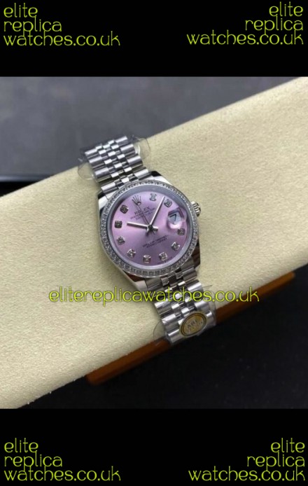 Rolex Super Clone Datejust 31MM Pink Dial Jubilee Super Clone Watch
