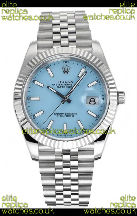 Rolex Datejust Cal.3235 Movement Tiffany Blue 41MM Super Clone Watch 