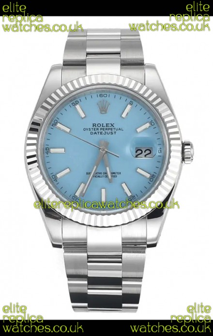 Rolex Datejust Cal.3235 Movement Tiffany Blue 41MM Super Clone Watch 