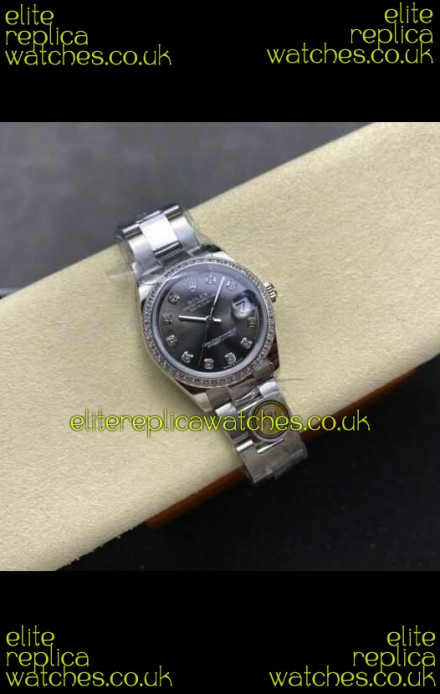 Rolex Super Clone Datejust 31MM Grey Dial Oyster Super Clone Watch