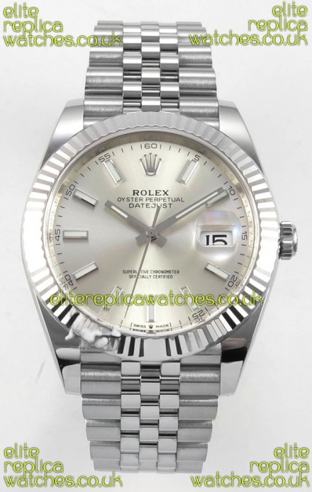 Datejust Super Clone 126334 Steel Dial 41MM FREE SPRUNG MVMNT 3235 Watch 