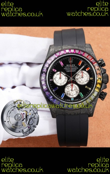 Rolex Daytona DiW Carbon Edition Watch - Forged Cabon Super Clone Watch 