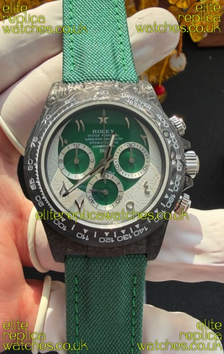 Rolex Daytona DiW Ramadan Carbon Fiber Super Clone Watch 