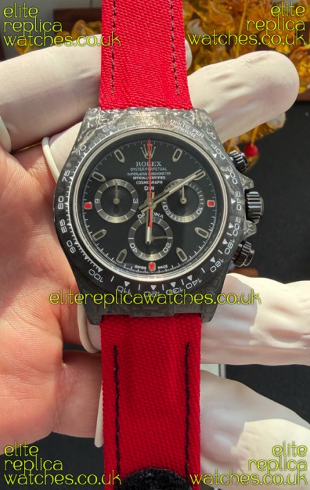 Rolex Daytona DiW Black Carbon Fiber Super Clone Watch 