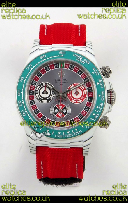 Rolex Daytona DiW Lucky Player CarboQuartz Super Clone Watch 