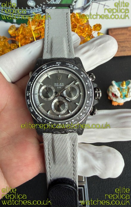 Rolex Daytona DiW Nova Grey Carbon Fiber Super Clone Watch 