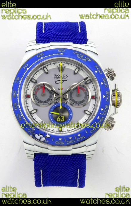 Rolex Daytona DiW Porsche Gt3 White Carbon Super Clone Watch 