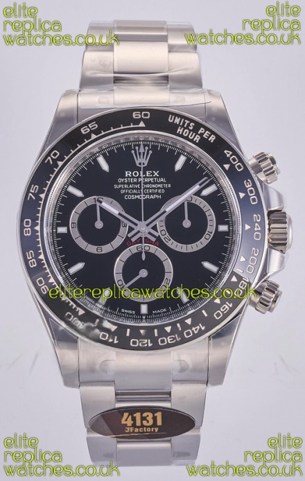Rolex Daytona 126500 Black Dial Stick Markers FREE SPRUNG MVMT Super Clone Watch 
