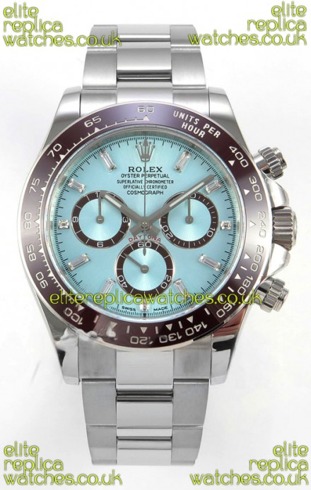 Rolex Daytona 126506 Ice Blue Crystal Markers FREE SPRUNG MVMT Super Clone Watch 