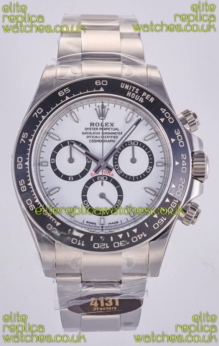 Rolex Daytona 126500 White Dial Stick Markers FREE SPRUNG MVMT Super Clone Watch 