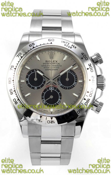 Rolex Daytona 126509 Silver Dial Stick Markers FREE SPRUNG MVMT Super Clone Watch 