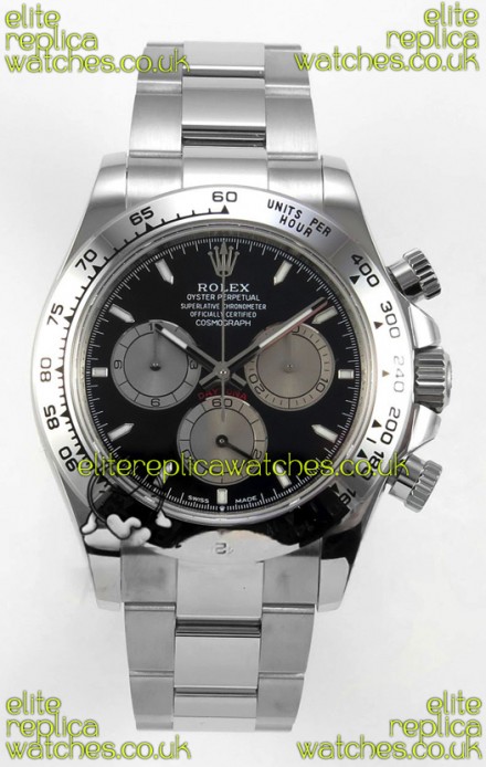 Rolex Daytona 126509 Black Dial Stick Markers FREE SPRUNG MVMT Super Clone Watch 