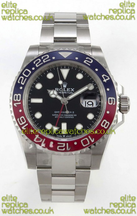 GMT Masters 126710BLRO Pepsi Cal.3285 FREE SPRUNG MVMNT Super Clone 