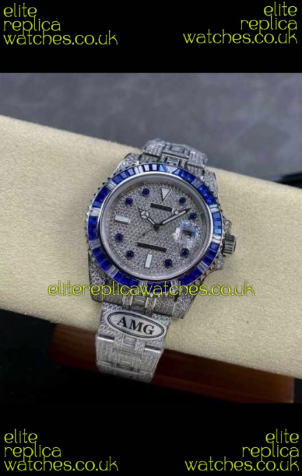 Rolex Submariner 116610 Iced Out Edition 3 Swiss Replica Watch 