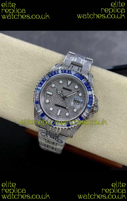 Rolex Submariner 116610 Iced Out Edition 4 Swiss Replica Watch 