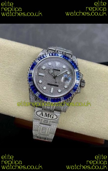 Rolex Submariner 116610 Iced Out Edition 13 Swiss Replica Watch 