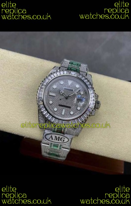Rolex Submariner 116610 Iced Out Edition 14 Swiss Replica Watch 